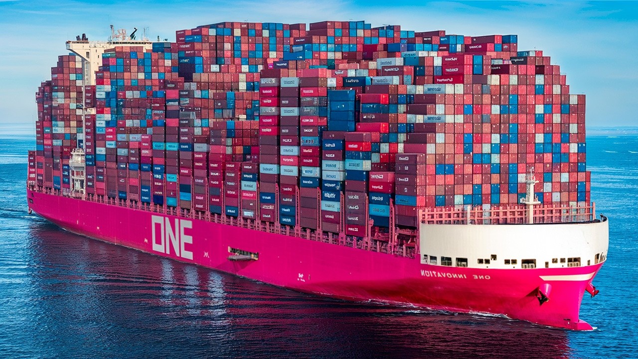 Ship Container Port